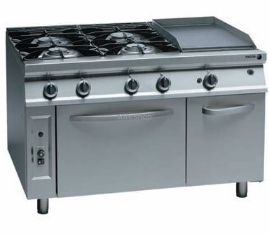 Kuchnia gazowa z płytą grillową Fagor CG9-51 L