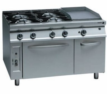 Kuchnia gazowa z płytą grillową Fagor CG9-51 L
