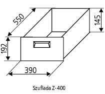 Szuflada Kromet 700.Z-400