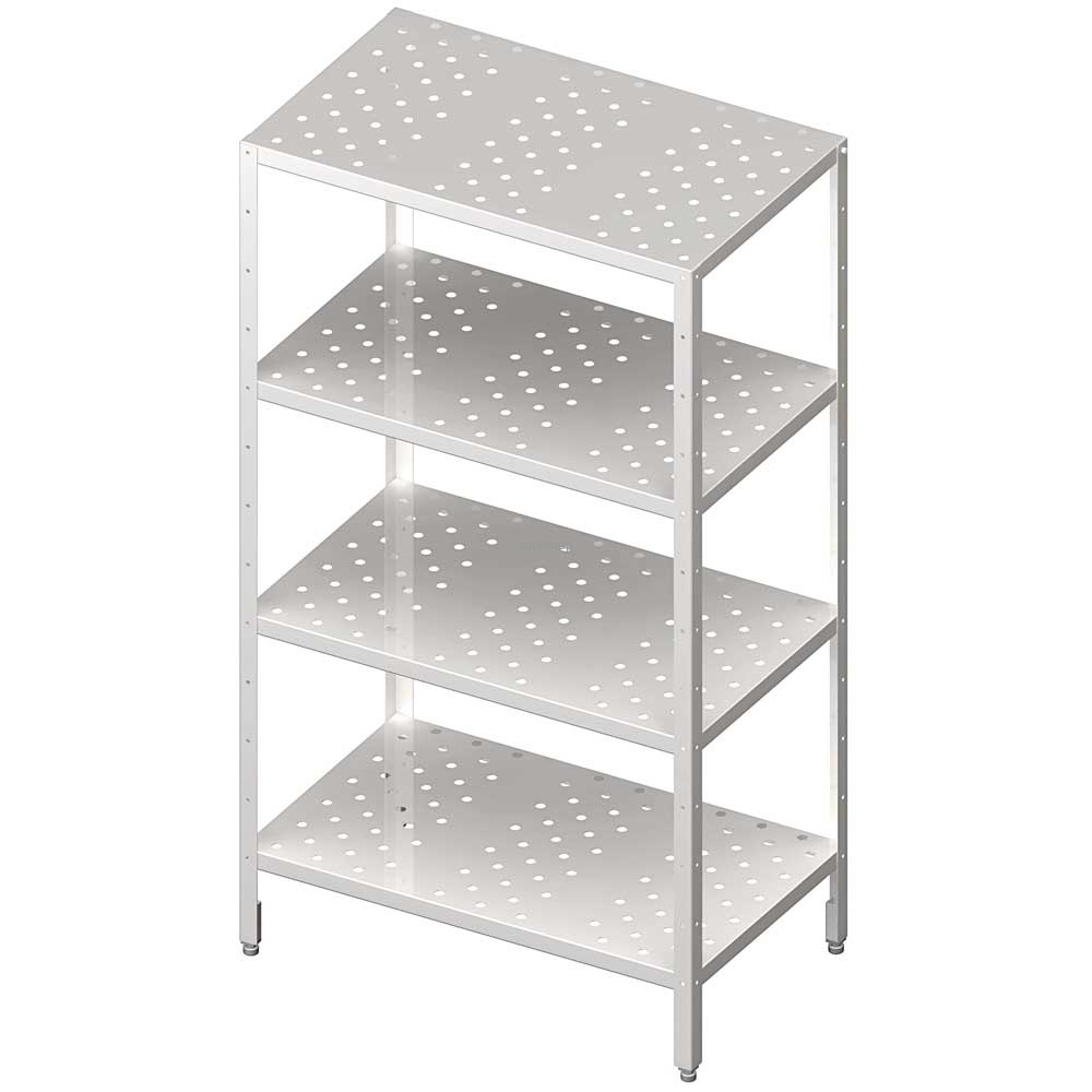 regał magazynowy,półki perforowane 600x400x1800 