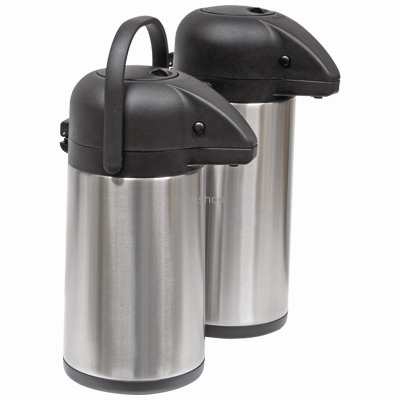 Termos stalowy z pompką  2,5l  wkład stalowy