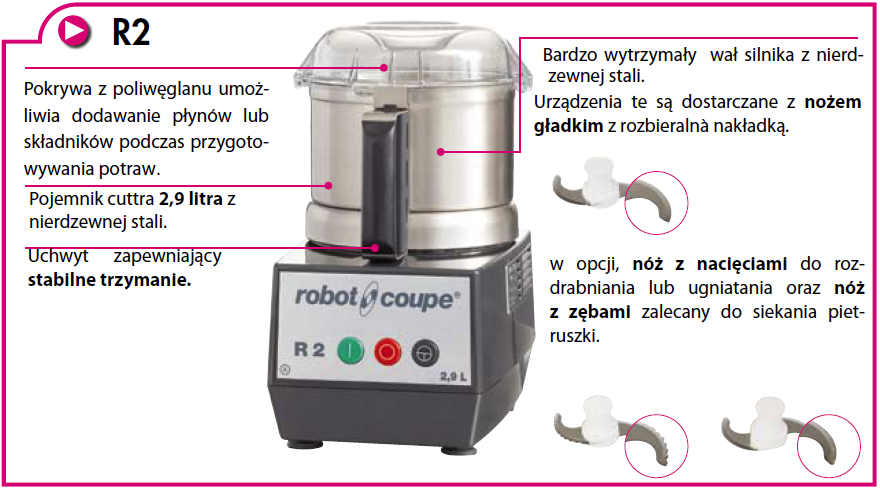 Cutter-wilk Robot Coupe R2