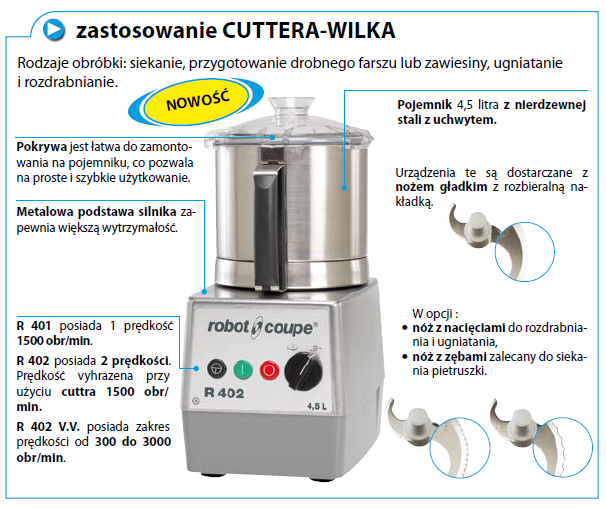 Robot Coupe R402 - Cutter